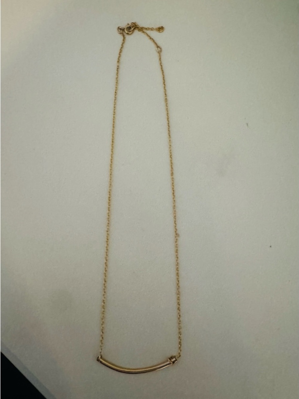 Gold Bar Pendant Necklace - Women Jewelry